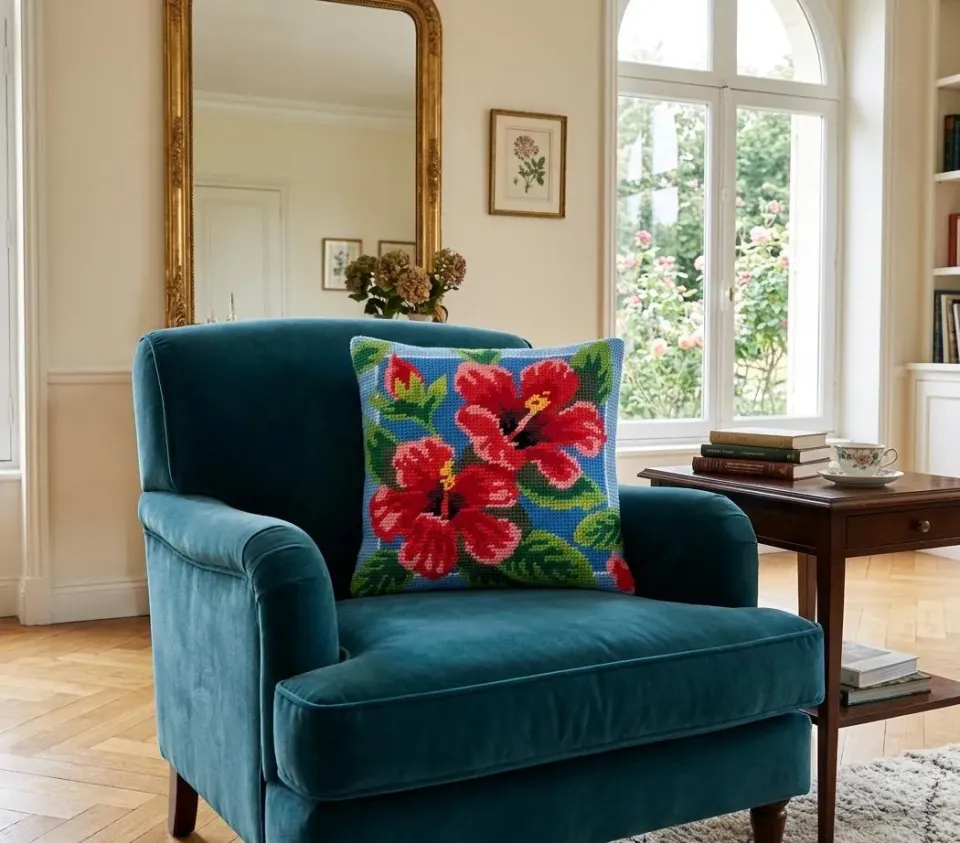 SEG Margot de Paris Hibiscus kussenpakket bloemen