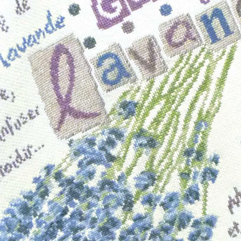 LiliPoints Lavender Jelly borduurpatroon 192x197 lavendel