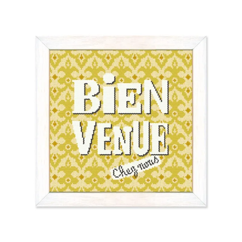 LiliPoints Tapestry Welcome KW013 borduurpakket met ring