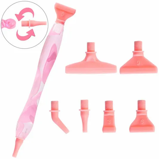 Leti Stitch Marble Piping diamond painting pen roze