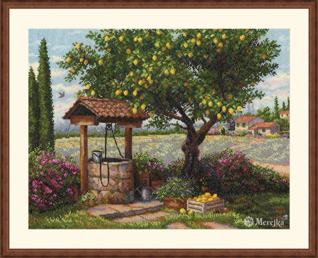 Merejka Under the Lemon Tree borduurpakket 39x30