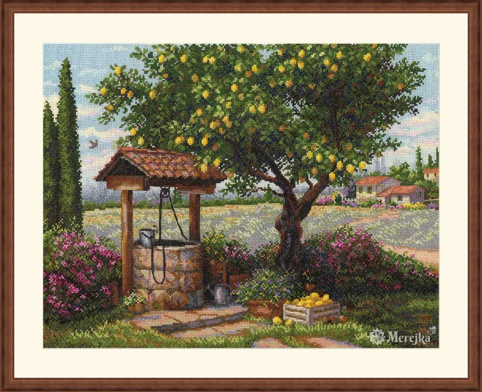 Merejka Under the Lemon Tree borduurpakket 39x30