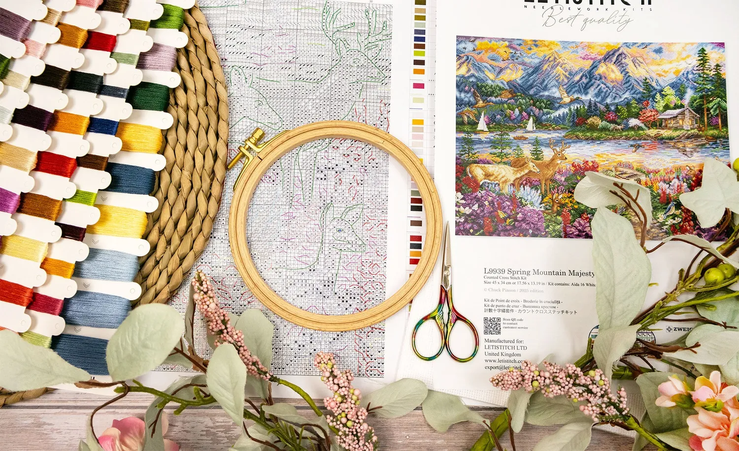 Leti Stitch L9939 Spring Mountain Majesty borduurpakket