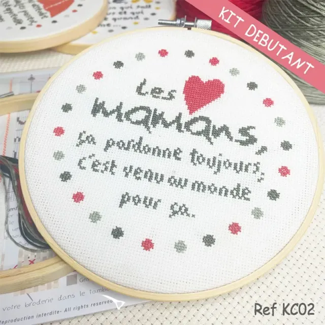 LiliPoints Une Maman borduurpakket compleet beginners