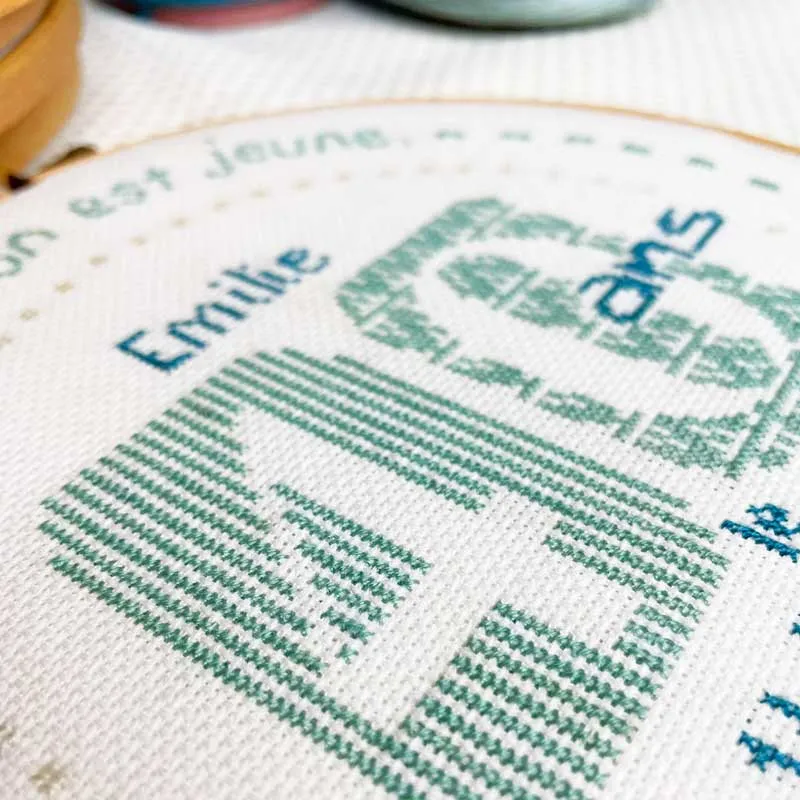 LiliPoints 40 borduurpatroon kruissteek rond 8 versies