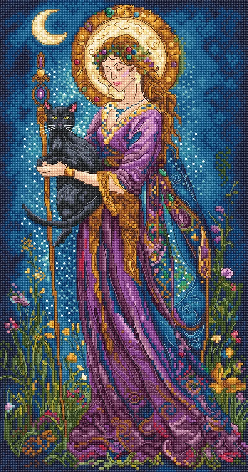 Leti Stitch Goddess of the Moon telpatroon pdf download maan