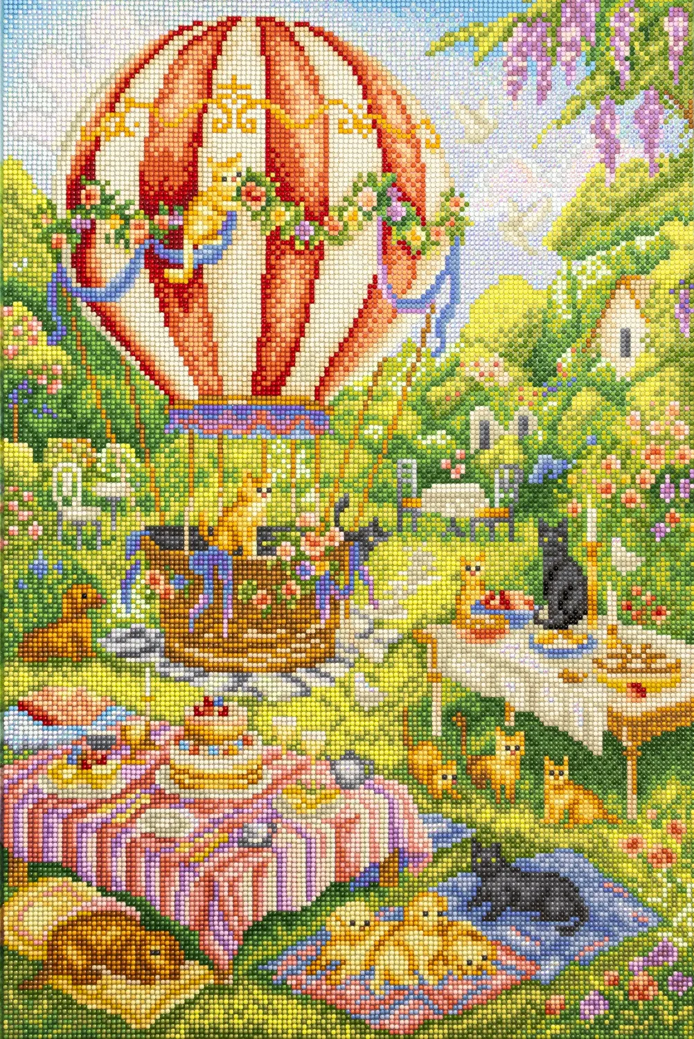 Dazzle Dots LT13 Tea Party diamond painting 40x61 AB