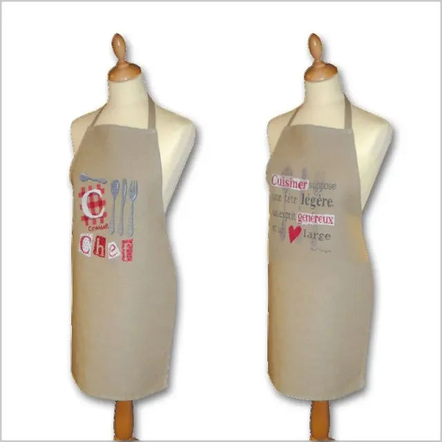 LiliPoints Apron Idea Sheet 1 borduurpatroon D006 schort