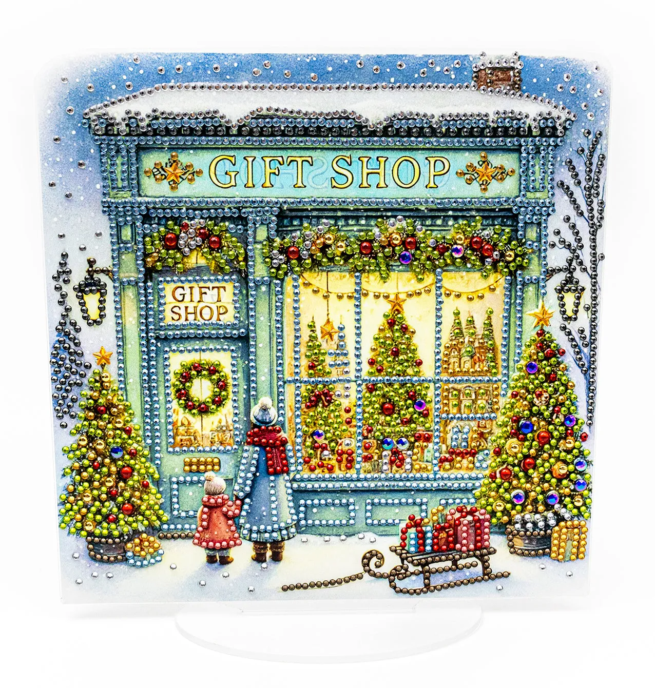 Leti Stitch Dazzle Dots 481-395 Holiday Joy diamond painting 24 cm