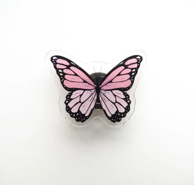 Leti Stitch 14390 Pink Butterfly naaldmagneet acryl 38x29 mm