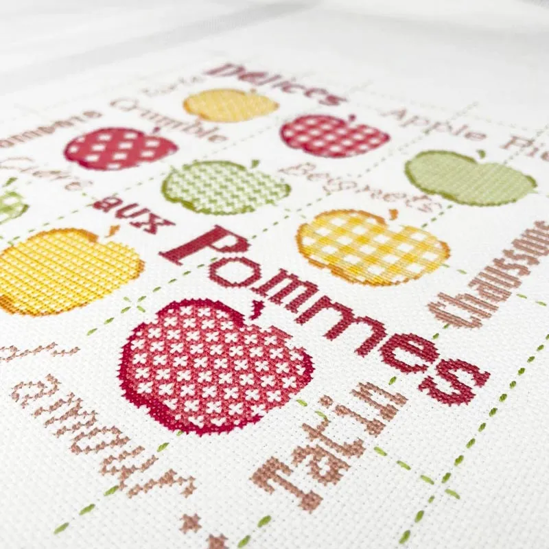 LiliPoints Apple Yummies borduurpatroon appels