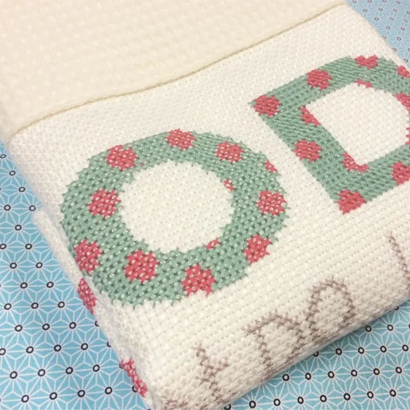 LiliPoints Baby Blanket Dodo borduurpatroon deken alfabet