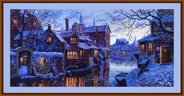 Merejka Venice of the North borduurpakket 57,5x28 ecru