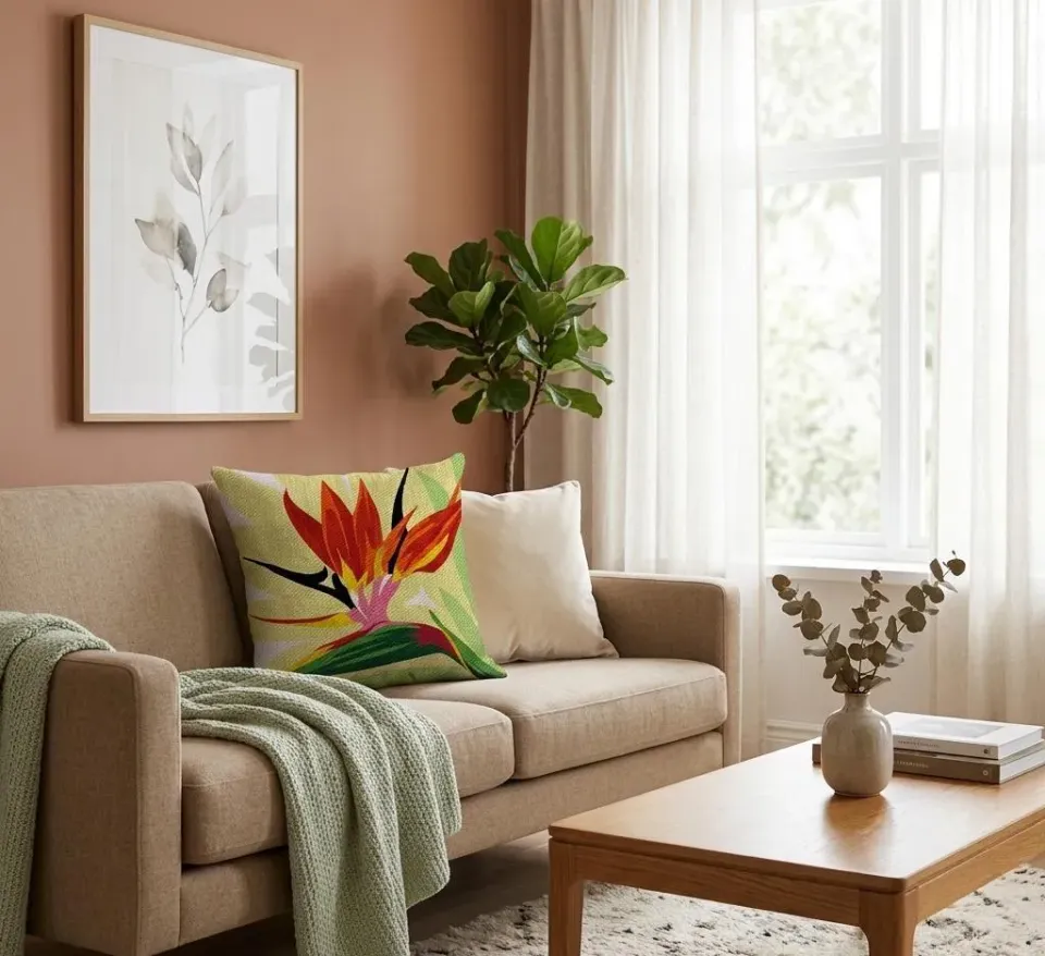 SEG de Paris Bird of Paradise kussenpakket borduur