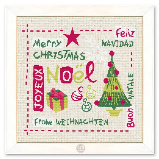 LiliPoints A European Christmas borduurpatroon kerst