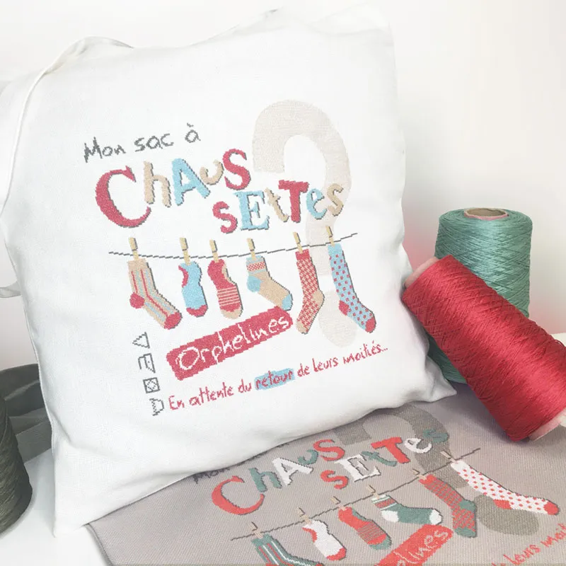 LiliPoints Chaussettes Orphelines tas borduurpatroon