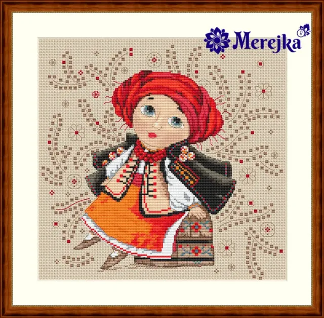 Merejka On the Dowry borduurpakket ecru 25 kleuren