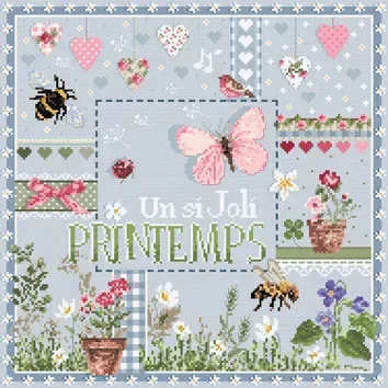 Madame la Fée Joli Printemps 194 borduurpakket lente compleet