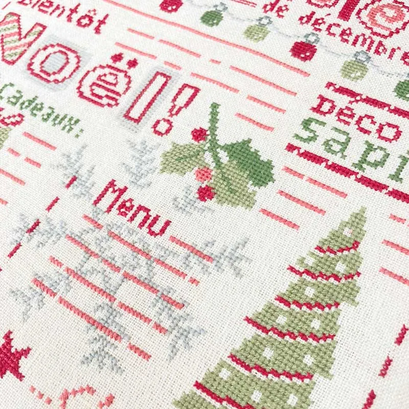 LiliPoints Christmas Gazette borduurpatroon kerst 145 steken