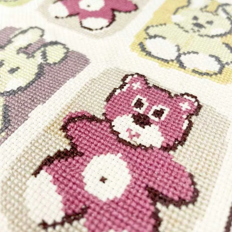 LiliPoints My Cuddly Friends borduurpatroon knuffels