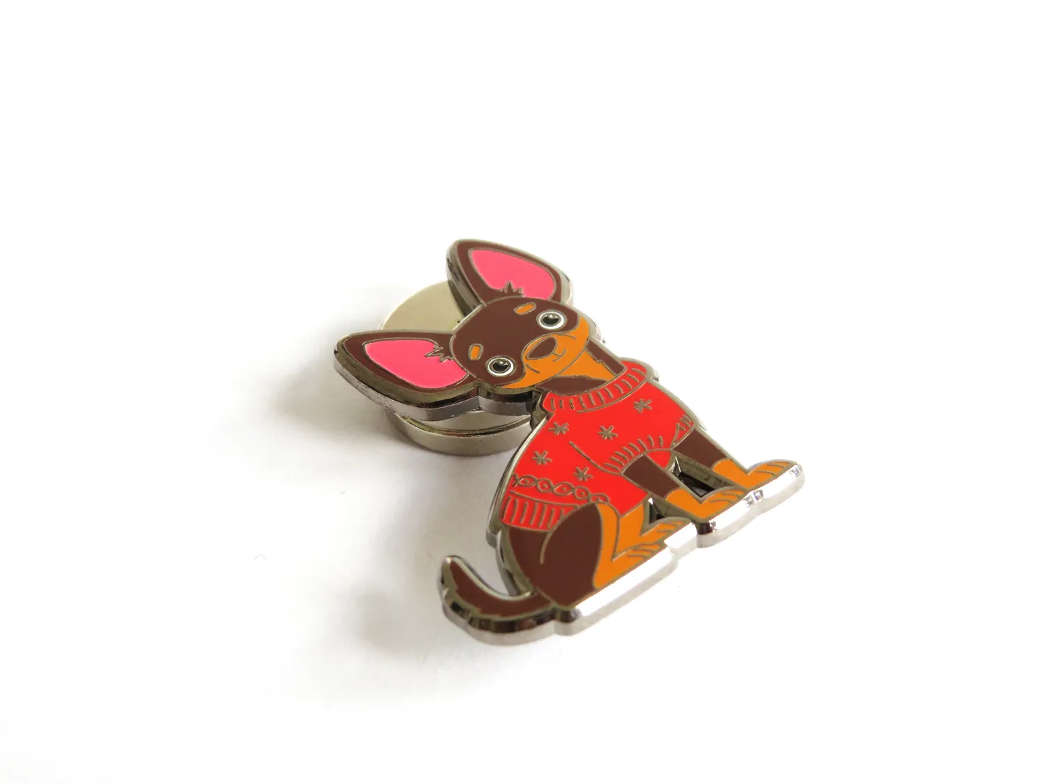 Leti Stitch 14372 Cheerful Chihuahua naaldmagneet 3,5 cm