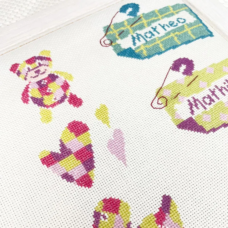 LiliPoints Baby ideas kruissteekpatroon baby