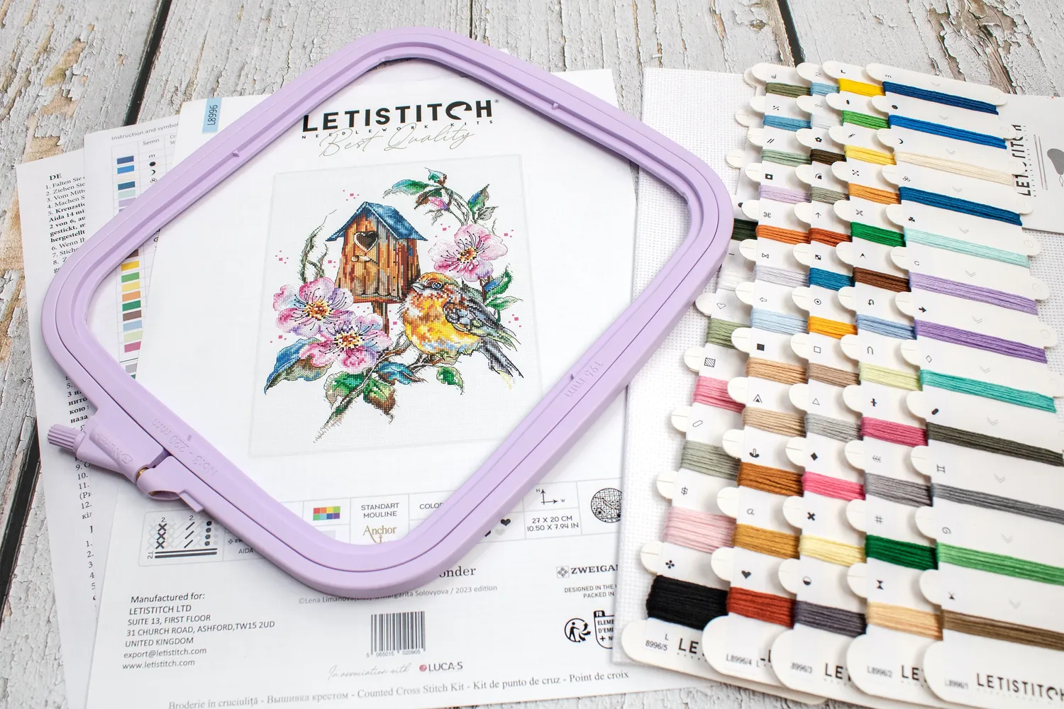 Leti Stitch L8996 Feathery Wonder borduurpakket 20x27