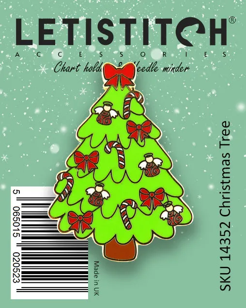 Leti Stitch 14352 Christmas Tree patroonhouder naaldmagneet