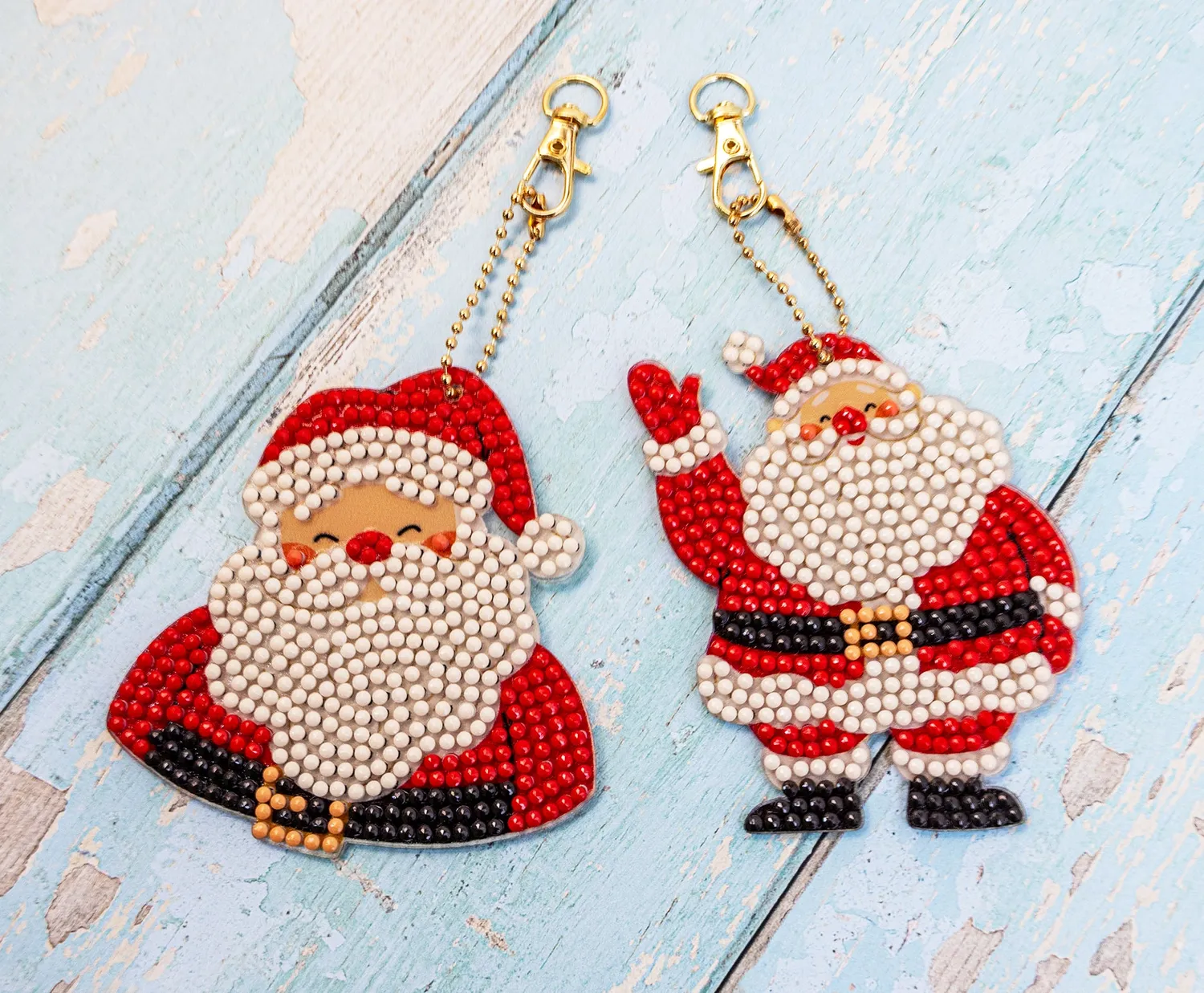 Dazzle Dots 481-388 Santa Cheer diamond painting 6 hangers