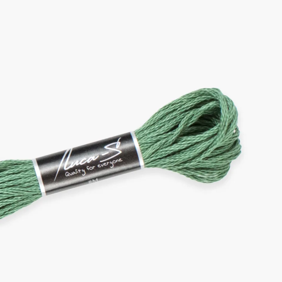 Luca-S 249 borduurgaren 8m groen DMC 367 vervanger