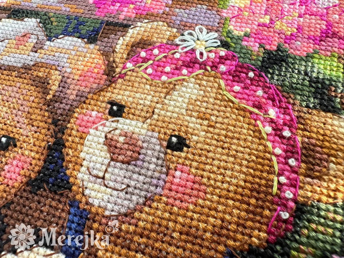 Merejka Garden Friends borduurpakket 21x24,5
