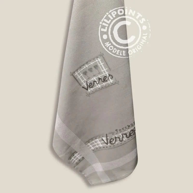 LiliPoints Glasses D003BIS borduurpatroon theedoek 2 versies
