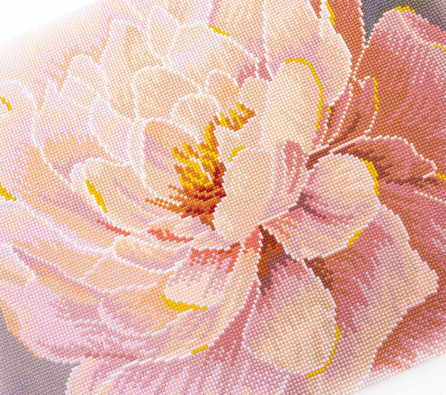Dazzle Dots 481-050 Floral Grace diamond painting 40x50 met lijst