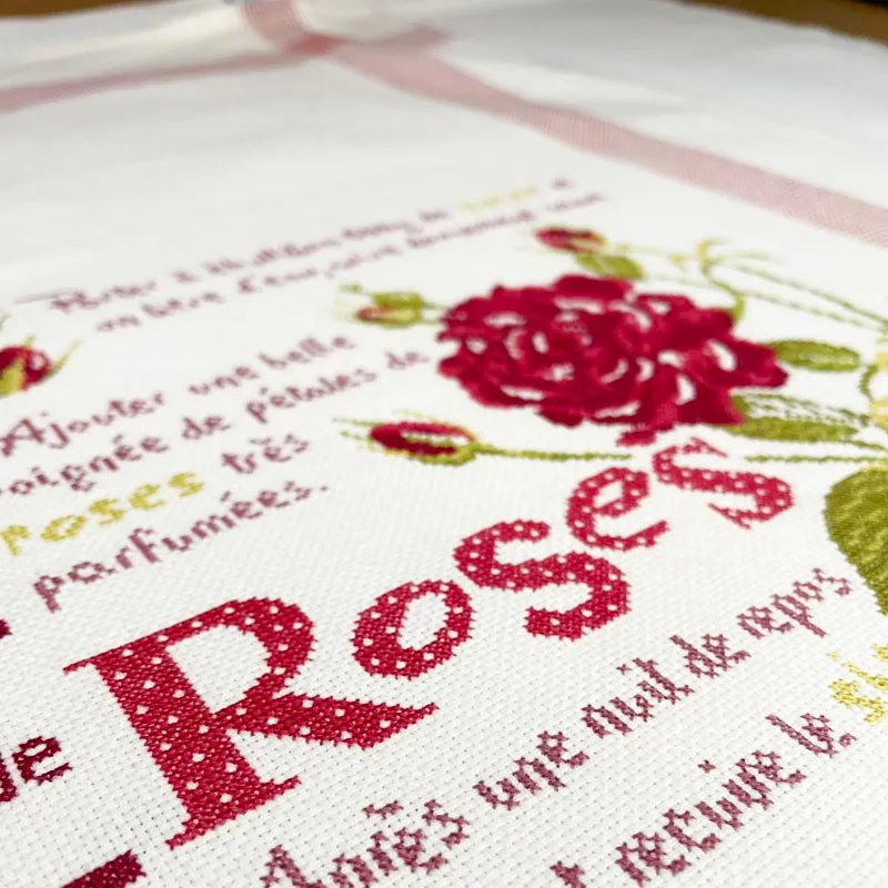LiliPoints Rose Syrup borduurpatroon rood roze