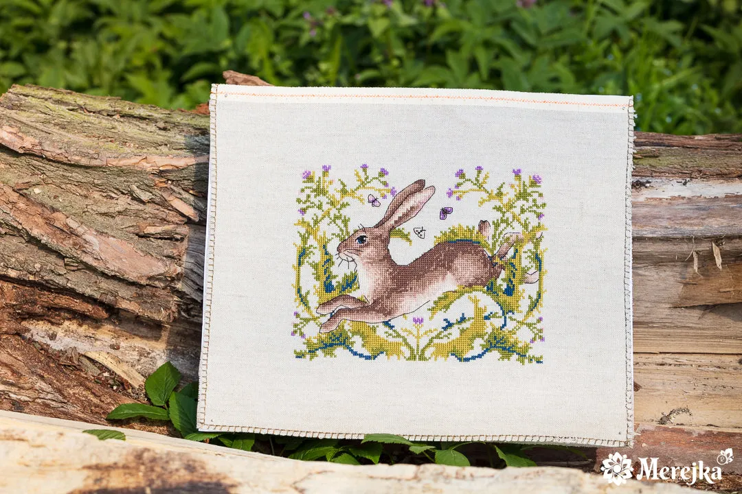Merejka The Hare borduurpakket 20x16 haas