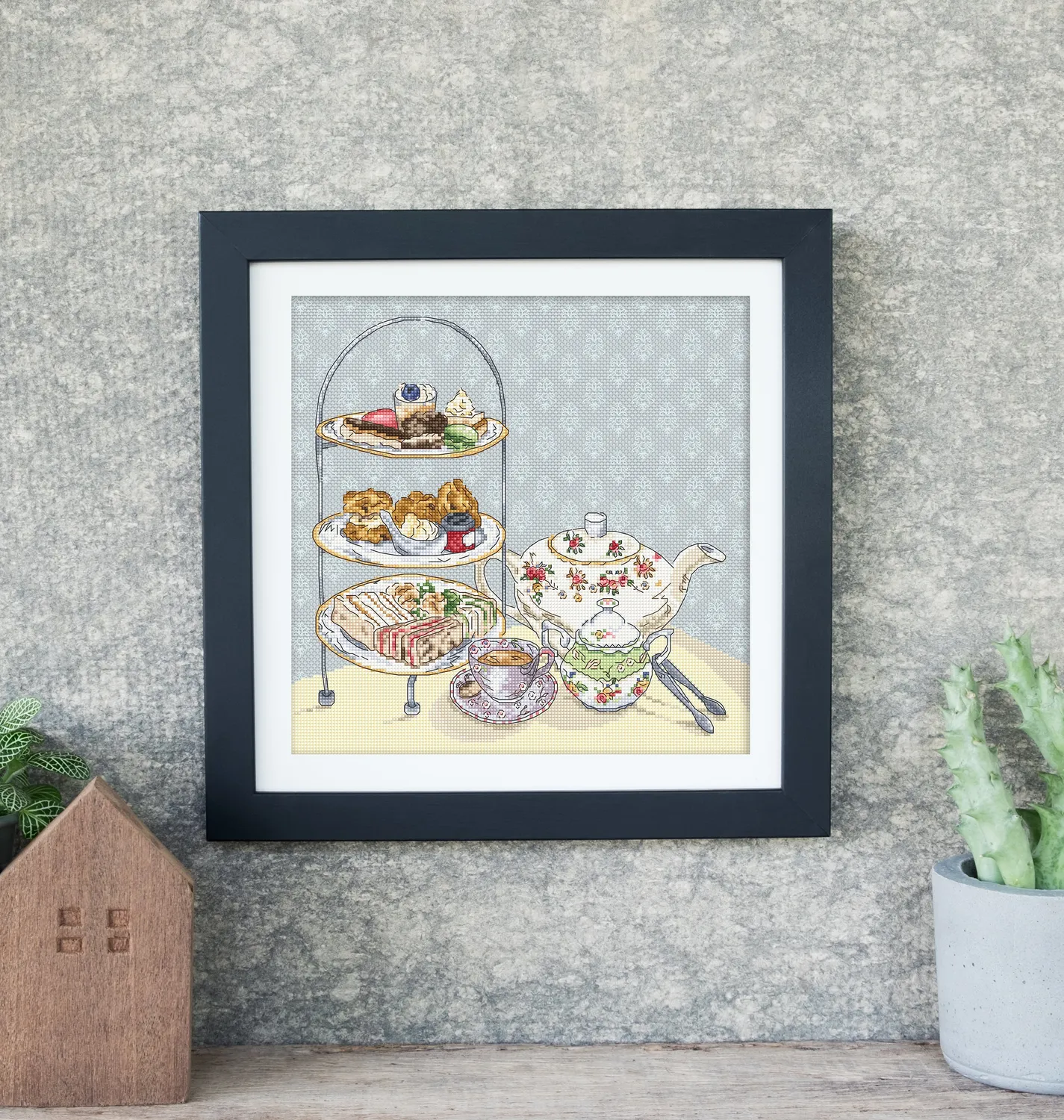 Leti Stitch L420 Afternoon Tea telpatroon gedrukt 150x150