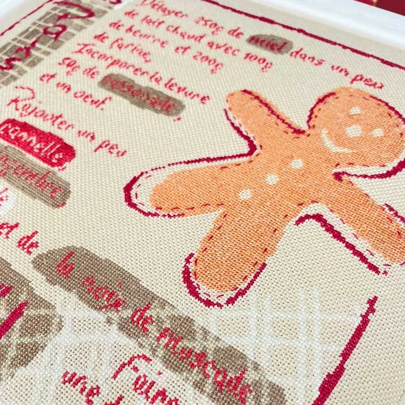LiliPoints Gingerbread kruissteekpatroon 2 versies