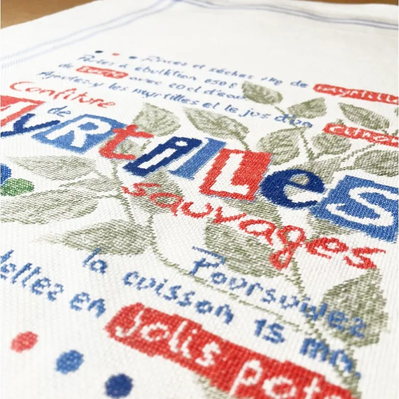 LiliPoints La confiture de Myrtilles borduurpatroon jam
