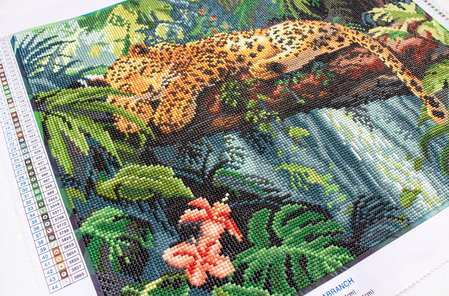 Dazzle Dots LT02 Leopard Diamond Painting 50,8x40,6cm