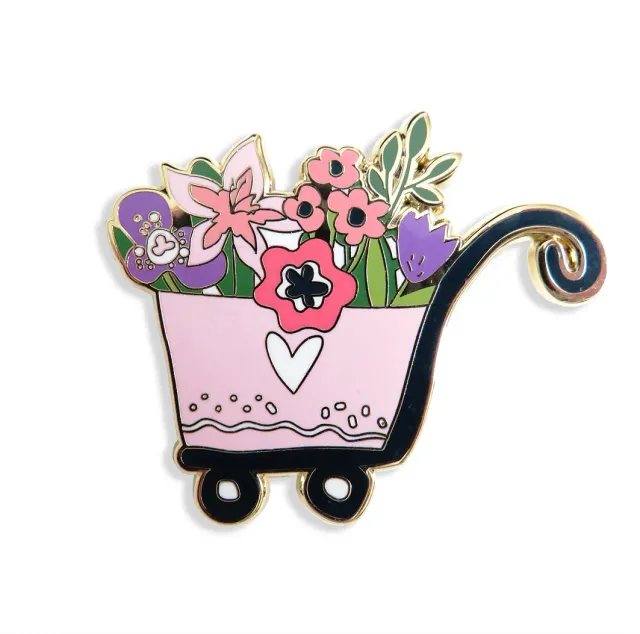 Leti Stitch 14357 Summer Flowers naaldmagneet emaille