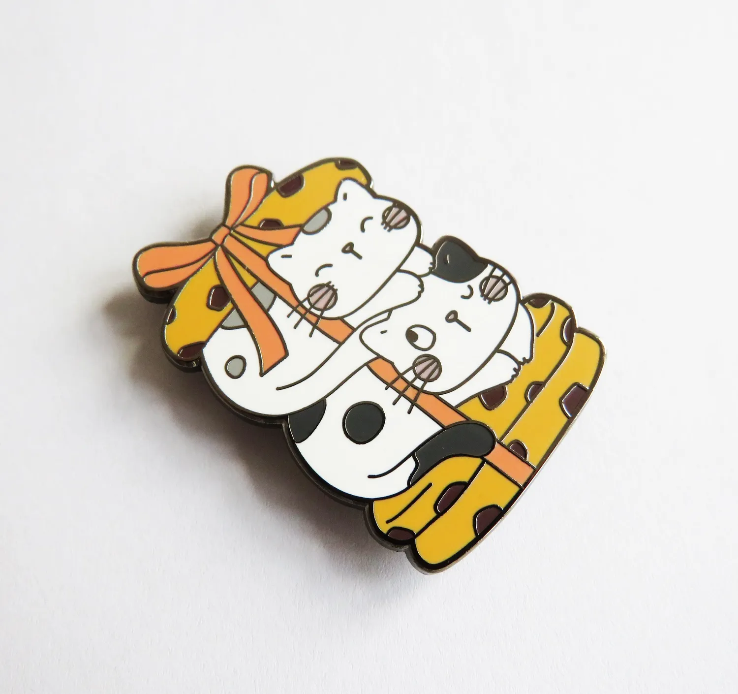 Leti Stitch 14366 Meowy Xmas naaldmagneet 40 mm emaille