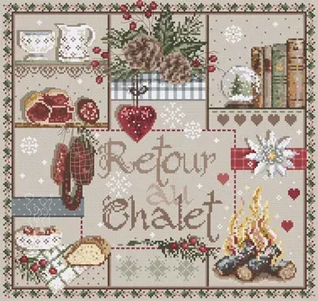 Madame la Fée Retour au Chalet kit 133 185x185 2 stuks